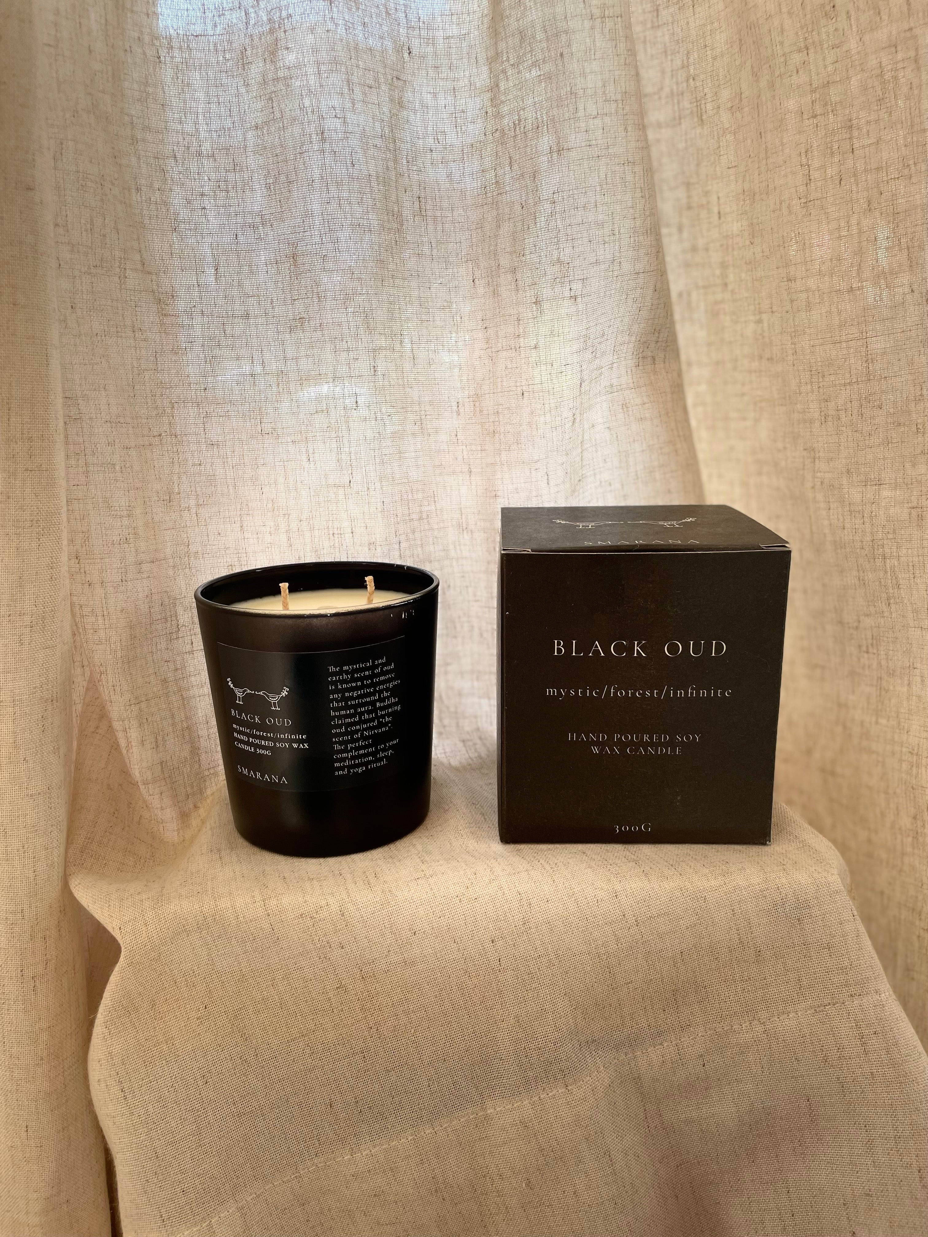 Black Oud Soy Candle